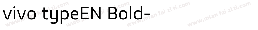 vivo typeEN Bold字体转换